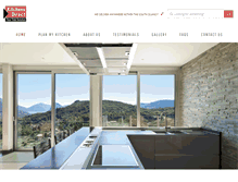 Tablet Screenshot of kitchendirect.co.nz